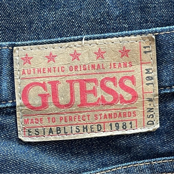Guess Jeans Classic Fit Straight Leg  Vtg Men's Jeans Size 38 Made In The USA - Picture 9 of 16